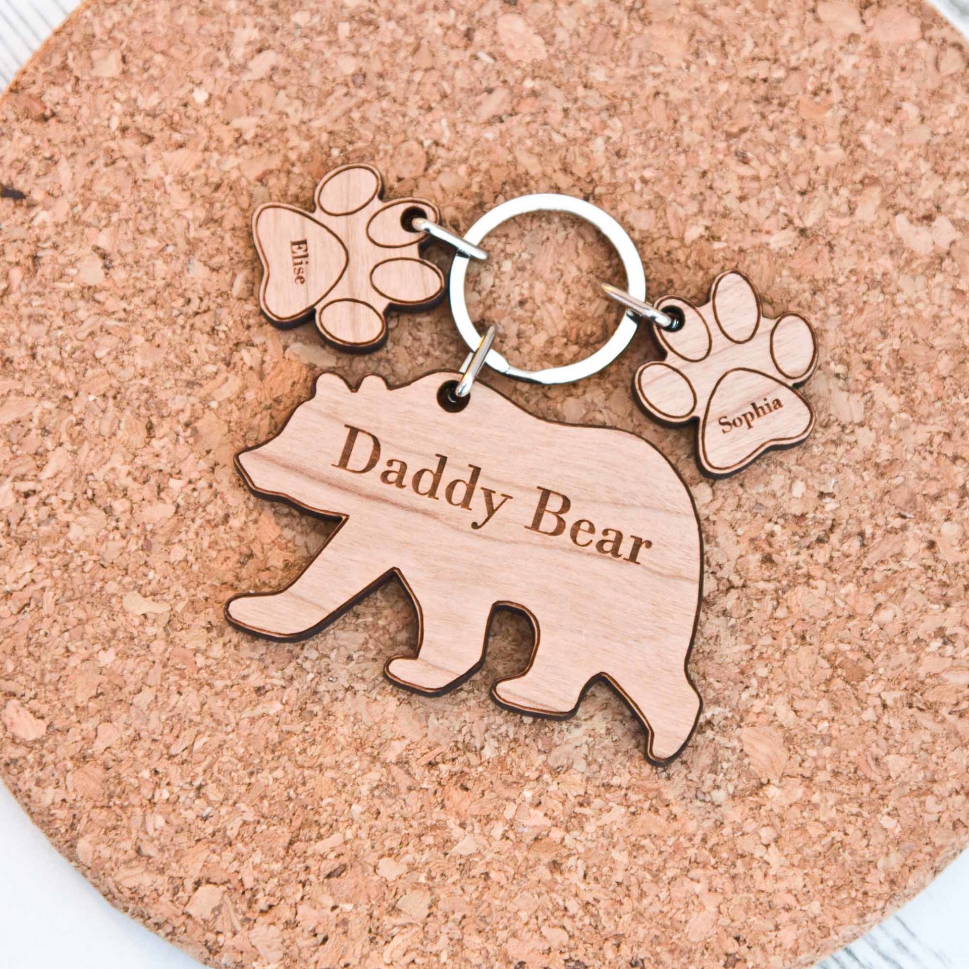 Personalised Keyring For Mummy Or Daddy main image 0