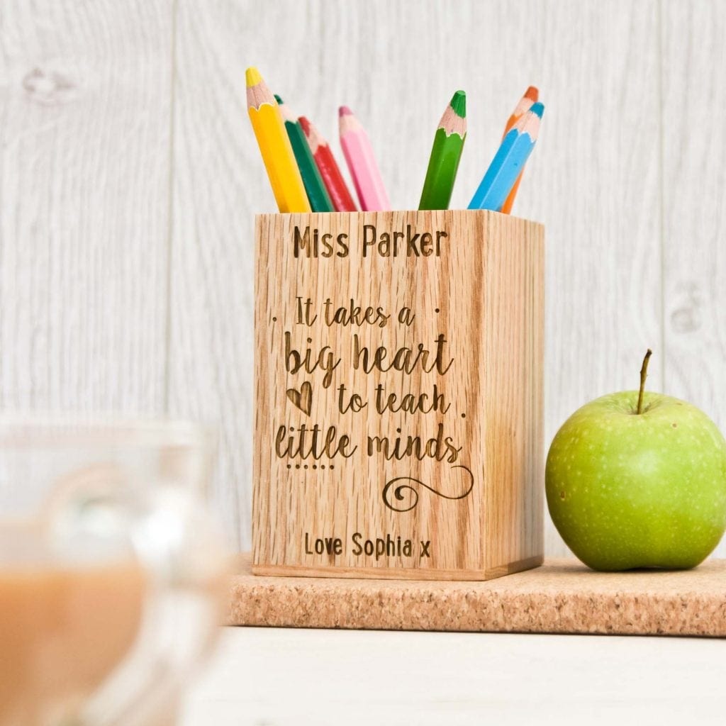 Teachers Pencil Pot Personalised Pencil Pot