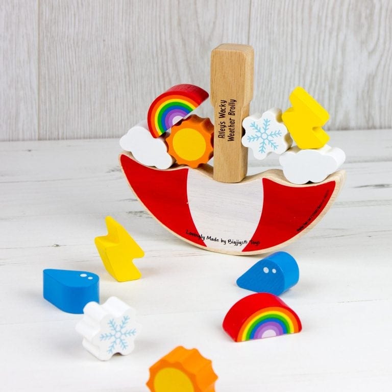 Personalised Weather Balancing Umbrella Game The Laser Boutique