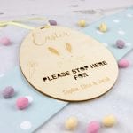 Personalised Hanging Egg Plaque