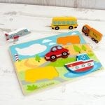 Personalised Transport Chunky Lift Out Puzzle - LARGE