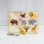 Personalised Lift Out Puzzle – Safari Puzzle
