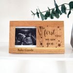 Personalised Scan Baby Frame - 'The First time we saw you' Picture Frame