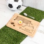 Personalised Football Single Rectangle Egg Board