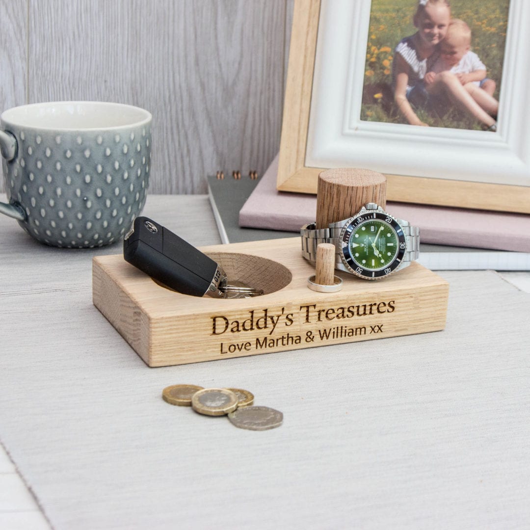 Personalised Watch, Ring & Trinket Caddy Stand