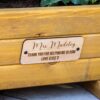 personalised planter outdoor large