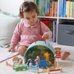 Personalised Zoo Play Set Wooden Toy