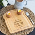 Personalised Floral Toast Dippy Egg Board