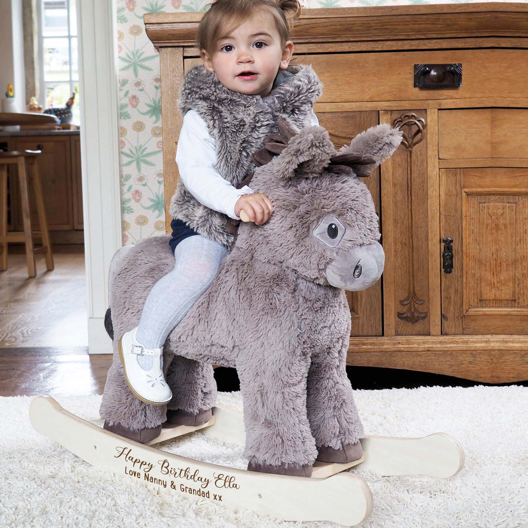 donkey rocking horse