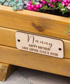 Planter Plaque 2 247x296 Personalised Garden Gifts For Her!