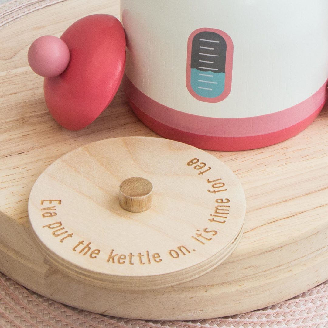 Personalised Pink Kettle The Laser Boutique
