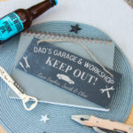 Personalised Hanging Slate Plaque - Garage