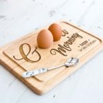 Personalised Good Morning Double Rectangle Egg Board