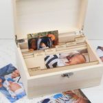 Personalised Baby Wooden Photo Album Box - DIVIDERS ONLY 6 x 4