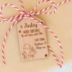 Personalised Christmas Character Present Tag