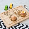 Personalised Tractor Rectangle Egg Board