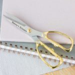 Personalised Gold Handled Scissors
