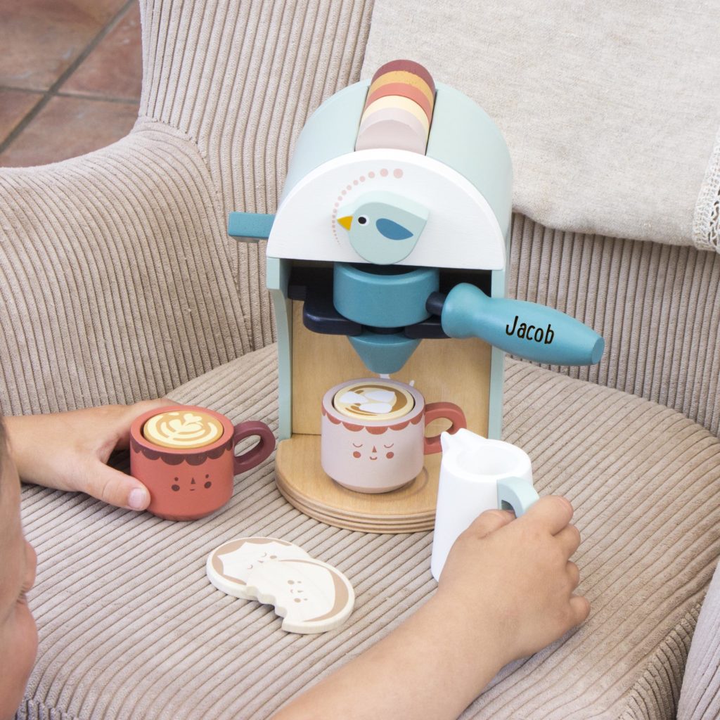 Personalised Tender Leaf Toy - Babyccino Maker | The Laser Boutique