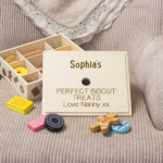 Personalised Wooden Biscuit Set