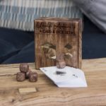 Personalised Deck of Playing Cards & Dice in Wooden Box
