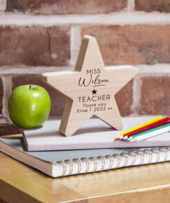 star teacher wooden star 1