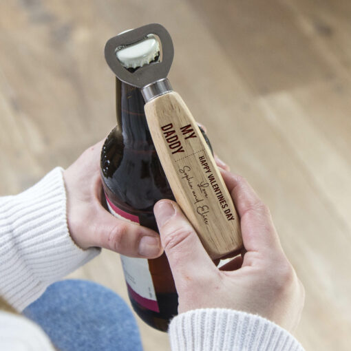 small bottle opener valentines day