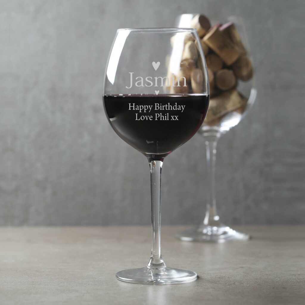 Personalised Wine Glass | The Laser Boutique