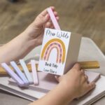 Personalised White Teacher Pen Pot - Stationery Rainbow