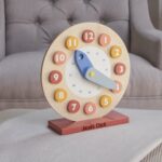 Personalised Tender Leaf Toys - Teaching Clock Toy