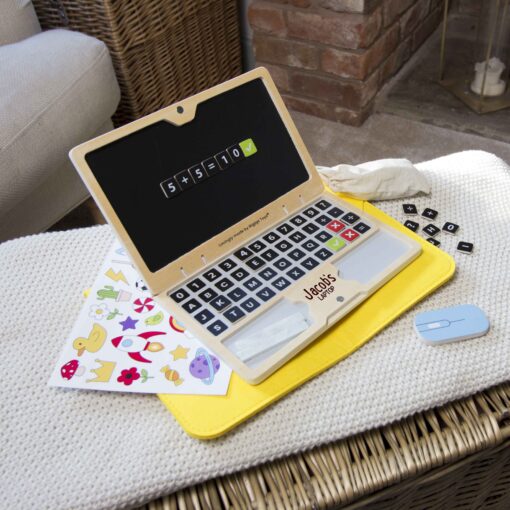 Personalised Laptop / Tech Set Wooden Toy