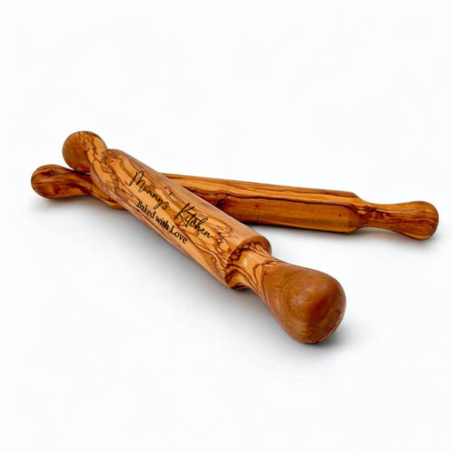 Personalised Olive Wood Rolling Pin - Image 4