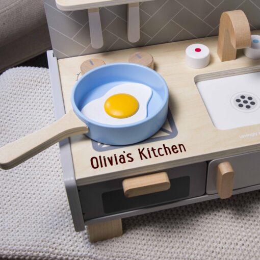 Personalised Tabletop Kitchen Wooden Toy - Image 3