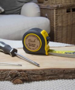 Personalised Stanley Tape Measure NEW 2025 ROUND DESIGN