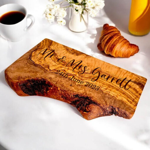 Personalised Wedding & Anniversary Olive Board