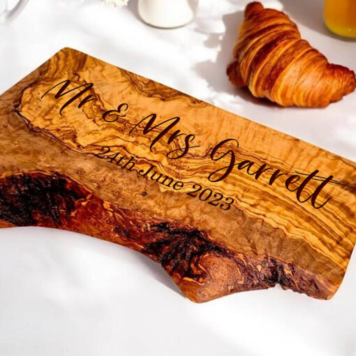 Personalised Wedding & Anniversary Olive Board - Image 3