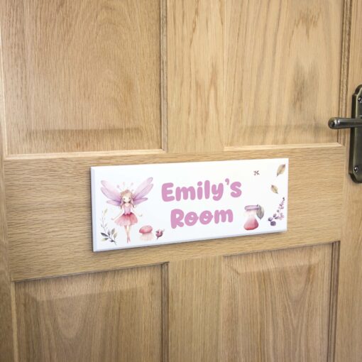 Personalised Fairy Bedroom Door Sign | Plaque - Image 2