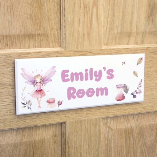 Personalised Fairy Bedroom Door Sign | Plaque