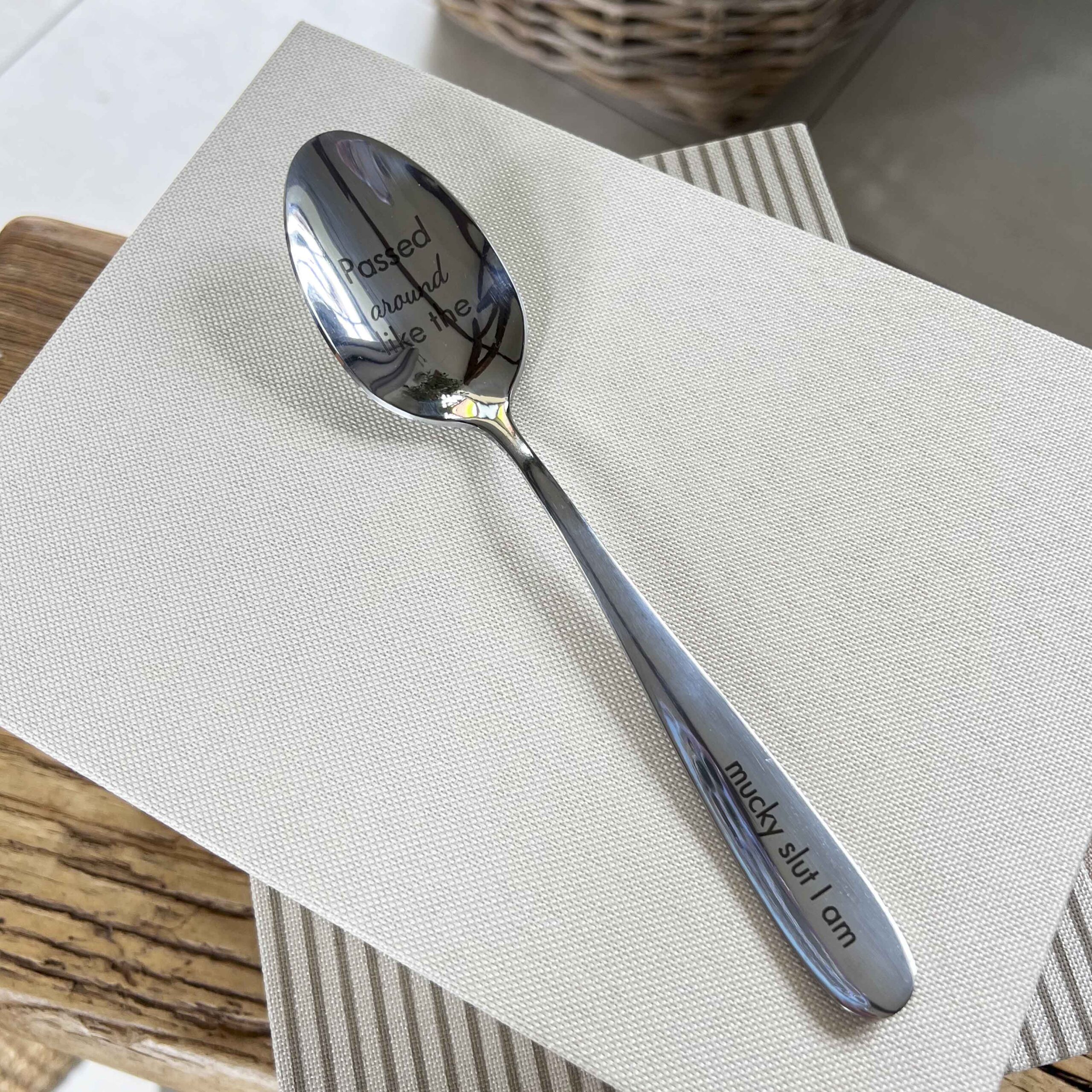 Personalised Adult Humour Coffee & Tea Spoon