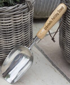 Personalised Wooden Potting Scoop