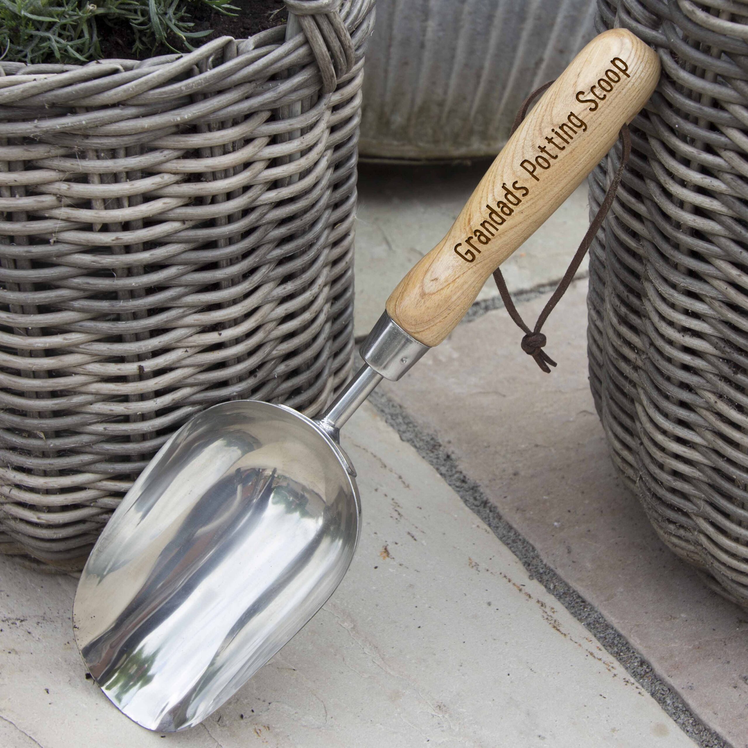 Personalised Wooden Potting Scoop