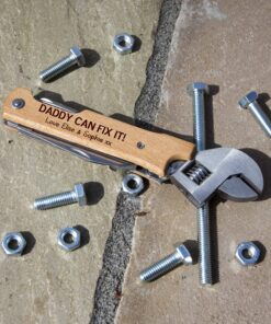 Personalised Wooden Wrench Multi Tool