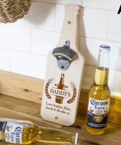 Personalised Bottle Shape Bottle Opener