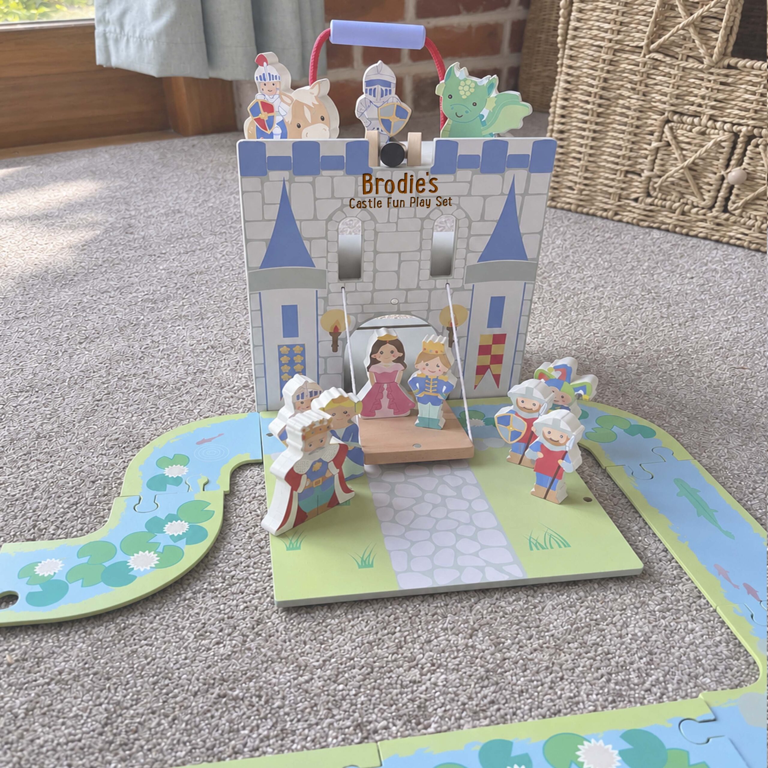 Personalised Orange Tree Castle Play Set