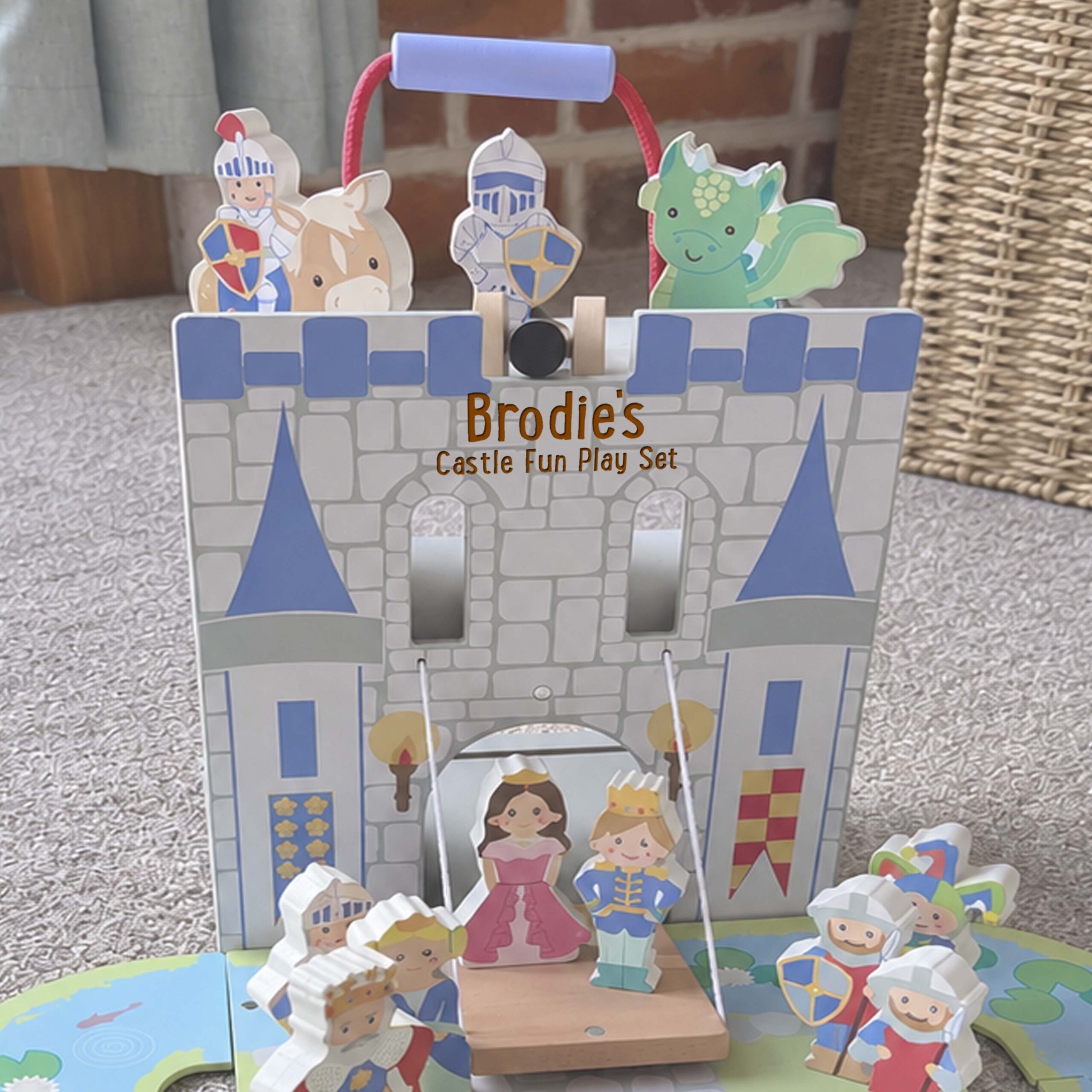 Personalised Orange Tree Castle Play Set - Image 3