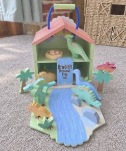 Personalised Orange Tree Dinosaur Play Set