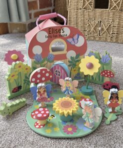Personalised Orange Tree Fairy House Play Set