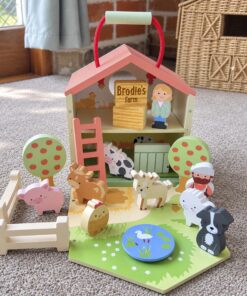 Personalised Orange Tree Farmyard Play Set
