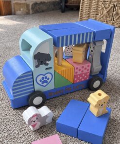 Personalised Orange Tree Dog Groomers Van