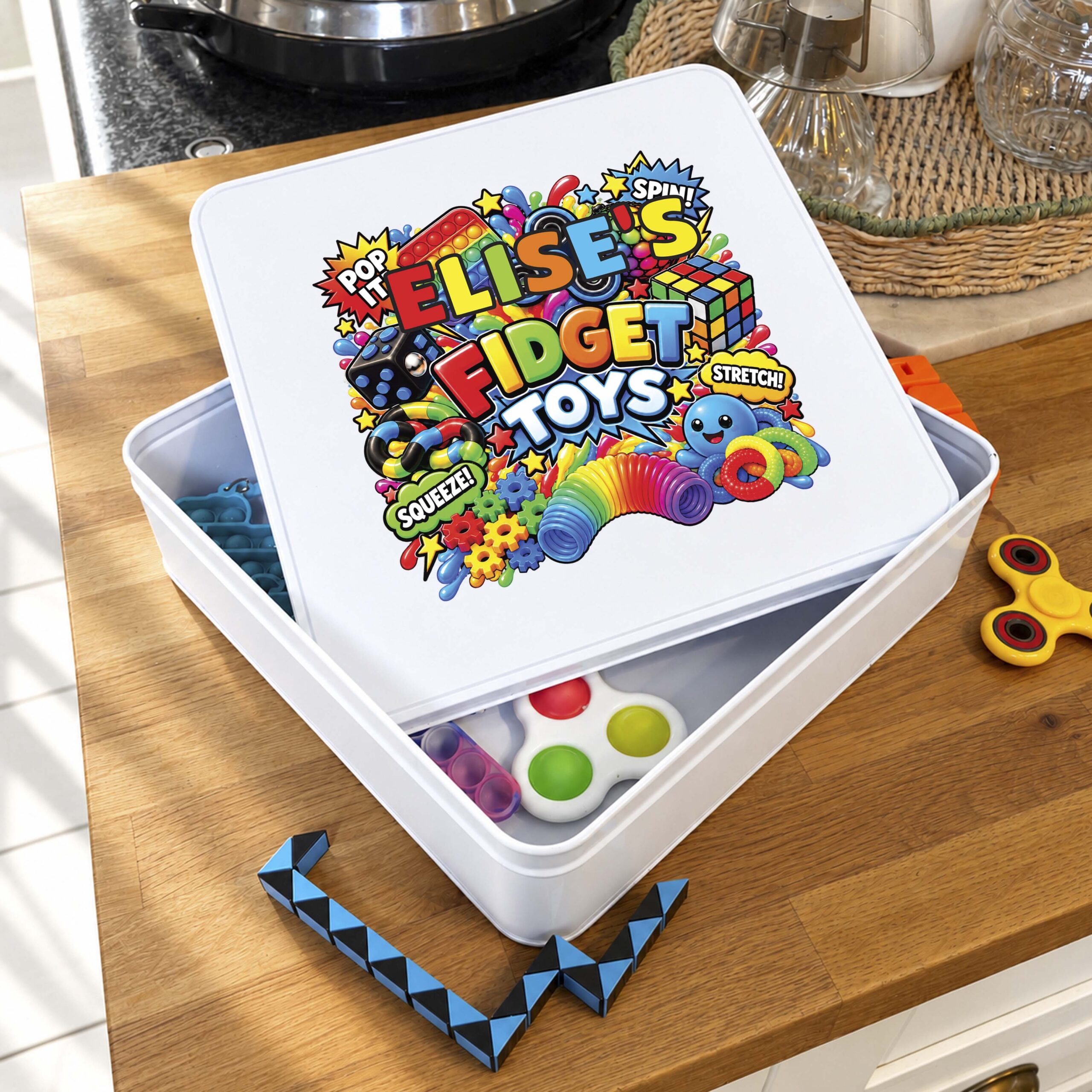 Personalised Fidget Tin